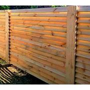 Забор деревянный Харьков фото