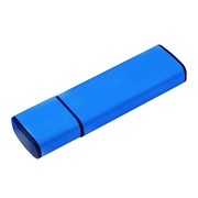 USB-флешка металлическая на 16ГБ 3.0 с колпачком, синий фотография