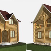 Гостевые дома из оцилиндрованного бревна под заказ, деревянные дома по индивидуальным проектам в любой регион Украины, гостиница