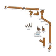 Металлические водосточные системы «Акведук» фото