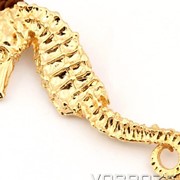 Подвеска морской конек Ester Bijoux золото фото
