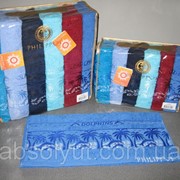 Набор полотенец 6 шт. Philippus Cotton Dolphins 70x140 фото