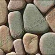 Плитка галтованная из природного камня песчаника для облицовки стен Рондо 2, код Г41 фотография