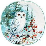 Тарелка закусочная lefard “лесная сказка“ сова 20,5 см Lefard (409-160) фото