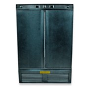 Холодильный шкаф среднетемпературный из нержавеющей стали, 2 двери глухие