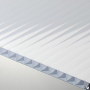 Сотовый поликарбонат Novattro | 8 мм | 2,1х12 м | белый фотография