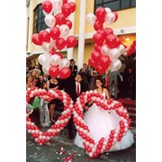 Оформление свадеб воздушными шарами фотография