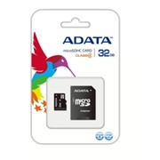 Карта памяти A-DATA 32GB Class4 с адаптером SD micro SDHC фотография