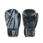 Перчатки боксерские ARES, кожа, черный, 14 oz фотография