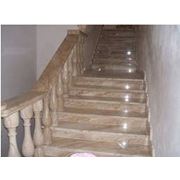 Лестницы из мрамора: полировка шлифовка фото