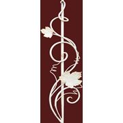 Балясины кованые - Стойка с виноградными листьями фото