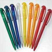 Пластиковые и металлические ручки с логотипом фото