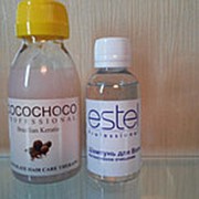 Набор для домашнего выравниания Cocochoco original 100мл и шампунь глубокой очистки Estel 50мл фото