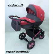 Коляска Viper Original Малиновый фото