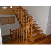 Лестницы деревянная фото