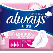 Прокладки Always Ultra Sensitive Super Plus single, 8 шт фотография