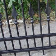 Забор металлический секционный фото