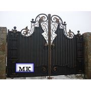 Ворота садовые с калиткой | ворота кованые Черновцы Украина | Купить откатные ворота Черновцы
