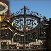 Ворота дизайнерские  купить распашные ворота Черновцы