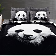 Комплект постельного белья ARYA Panda сатин семейный 1001594 фото