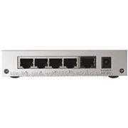 Switch ZyXEL GS-105B; 5-port 10/100/1000 Mbps Ethernet Switch; металл