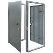 двухлистовые металлические двери для подъездов фото