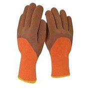 Перчатки “Торро“ (утепленные; акриловые; 3/4 облива; пенка; оранжево-коричневые) фото