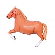 Шар фольгированный Ф Фигура 11 Лошадь коричневая FN фотография
