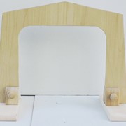 Игрушка деревянная Дуга для подлезания Домик малая фанера 10мм 501805 400х320х200 фотография