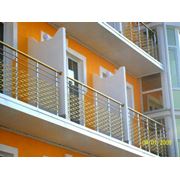 Балюстрады балконы и перила металлические из анодированного алюминия