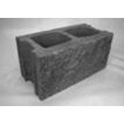 Блок стеновой песчано-бетонный рубленный серый размер 190х190х390