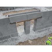 Блок стеновой бетонный пустотелый размеры: 20(15)х20х50 цемент марка М100 для строительства коттеджей многоэтажных жилых зданий заборов гаражей и т.д. строительный материал от производителя