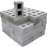 Строительный блок размеры 190х190х390 мм 120х190х390 мм