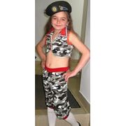 Карнавальный костюм девочка- “Солдат Джейн“ фото