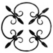 Розетка кованая (кованое барокко).