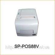 POS 88 V чековый принтер с автообрезкой, термопринтер чеков до 80 мм, кухонный принтер фотография