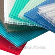 Сотовый поликарбонат Vizor Бронза, голубой, зеленый, красный, опал 4мм фотография