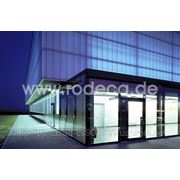 Фасад прозрачный и теплый из поликарбоната 16 мм