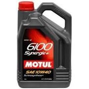 Моторное масло MOTUL 6100 Synergie + 4Л полусинтетика фото