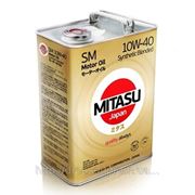 Полусинтетическое моторное масло Mitasu MOTOR OIL SM 10W-40 (MJ-122) 4л (1л, 20л) фото