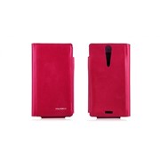 Чехол Xperia TX LT29i, NUOKU, GRACE Series Exclusive Leather Case (pink)