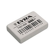 Lyra Ластик Lyra Eraser white, для карандашей, 38 х 25 х 8 мм Белый фото