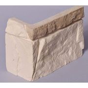 Декоративный угловой камень “Доломит“ бежевый фото