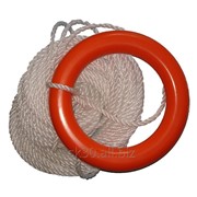 Кольцо плавучее спасательное с линем 30м РМРС фото