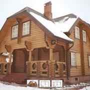 Дом деревянный каркасный по типовому проекту фото