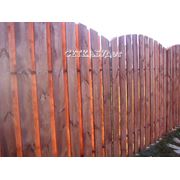 Забор из дерева