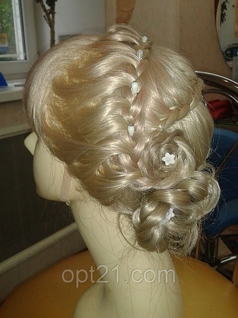 Прическа вечерняя Плетение на длинные волосы от мастера Светы в Днепре ...