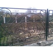 Кованые ограды в Запорожье Украина. Мы следим за новыми тенденциями развития ковки новых технологий и внедряем их в наше производство. Художественная ковка от разработки до монтажа. Высокое качество ! фото