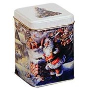Баночка для чая новогодняя Дед Мороз,100 гр. фото