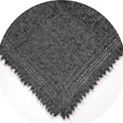 Пуховый платок ручной работы 100х100 см. фотография